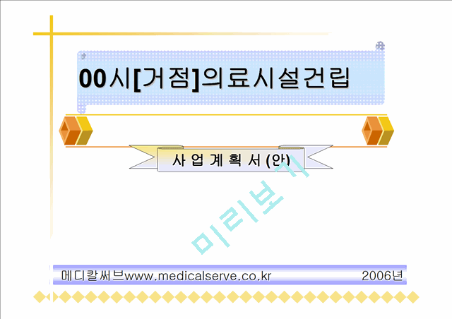 [사업계획서] 의료법인00병원설립계획서.ppt